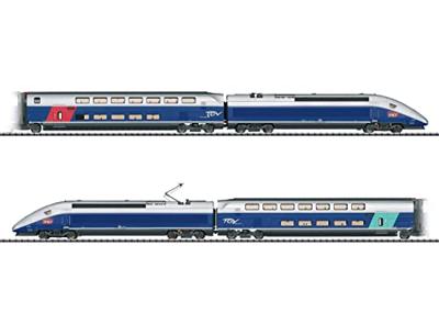 TRIX H0 T22381 Hogesnelheidstrein TGV Euroduplex van de SNCF TRIX H0 T22381 Hogesnelheidstrein TGV Euroduplex van de SNCF