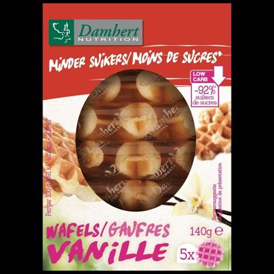 Wafel vanille minder suiker 140 Gram
