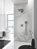 GROHE Rainshower SmartActive 310 Cube Hoofddouche - 31x31cm - 2 straalsoorten - wandarm 43cm - geborsteld hard graphite 26479al0 - thumbnail