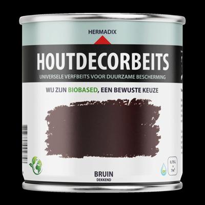 Hermadix Houtdecor Verfbeits - Bruin