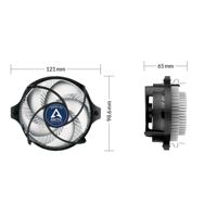 Arctic Alpine 23 CPU-koellichaam met ventilator AMD AM4 - thumbnail
