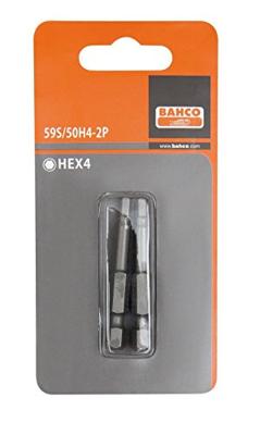 Bahco 2xbits hex5 50mm 1/4" standard | 59S/50H5-2P Bahco 2xbits hex5 50mm 1/4" standard | 59S/50H5-2P