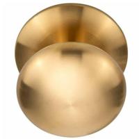 Formani Basics LB80V voordeurknop vast op rozet - PVD mat goud - thumbnail