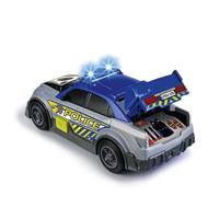 Dickie politieauto grijs met licht en geluid - thumbnail