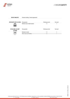 NITRAS SAFETY Safety jackets gr. xxl yellow nighthawk p nitras