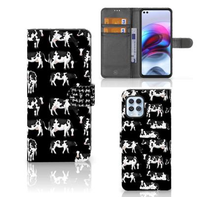 Motorola Moto G100 | Telefoonhoesje | Met pasjeshouder | Koetjes