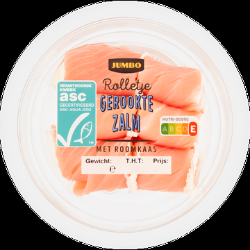 Jumbo Rolletje Gerookte Zalm met Roomkaas 75 g