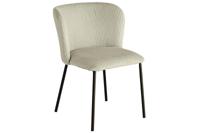 Design Stoel LYON mint corduroy zwarte metalen poten - 44963 - thumbnail