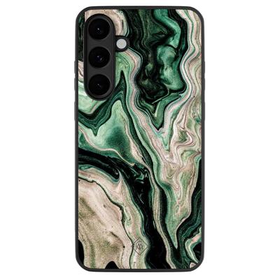 Samsung Galaxy S25 FE hoesje - Green waves