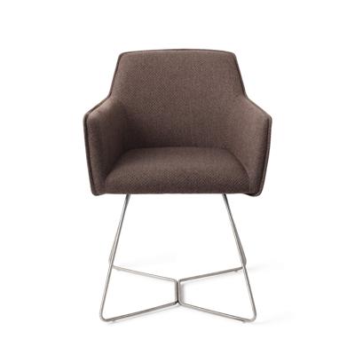 Jesper Home Eetkamerstoel 'Hofu' Beehive Steel, kleur Potters Clay