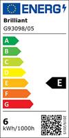 Brilliant Illa G93098/05 LED-tafellamp LED 5.5 W Wit - thumbnail