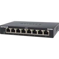 NETGEAR GS308-300PES Gigabit Ethernet Ethernet-switch met 8 poorten (10/100/1000) - thumbnail