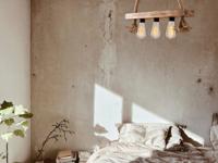 Hanglamp ERAY 3 lampen natuurlijk bruin - thumbnail