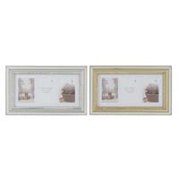 Fotolijsten DKD Home Decor Luxury Gouden Zilverkleurig Kristal polyestyreen Traditioneel 46,5 x 2 x 28,5 cm (2 Stuks) - thumbnail