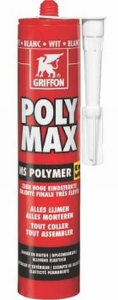 Griffon montagelijm - PolyMax Fix & Seal Express - 425 gram koker - grijs