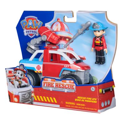 PAW Patrol Brandweerredding Ryder's ATV-speelgoedauto met speelfiguur PAW Patrol Brandweerredding Ryder's ATV-speelgoedauto met speelfiguur