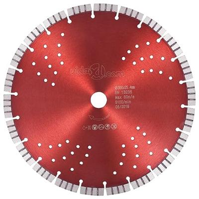 VidaXL Diamantzaagblad met turbo en gaten 300 mm staal VidaXL Diamantzaagblad met turbo en gaten 300 mm staal