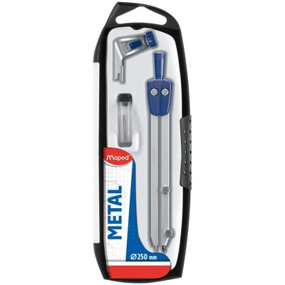 Maped passer Start, 3delige passerdoos met 1 passer Start, 1 universeel inzetstuk en 1 kokertje potloodst