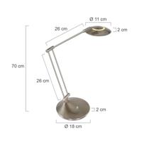 Steinhauer RVS bureaulampZodiac LED - 2109ST - thumbnail
