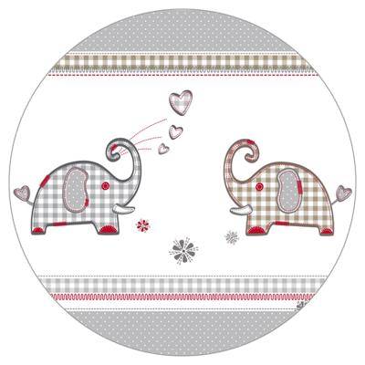 roba Babybed Room Bed 60 x 120 cm (Jumbo Twins grijs, Naturel)