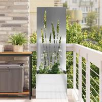 VidaXL Tuin privacy screen zilver 50 x 140 cm gegalvaniseerd staal - thumbnail