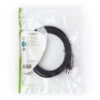 DIN-Audiokabel | DIN 5-Pins Male - DIN 5-Pins Male | 2,0 m | Zwart - thumbnail