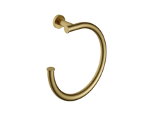 Hotbath Cobber handdoekring geborsteld messing CBA08BB - thumbnail