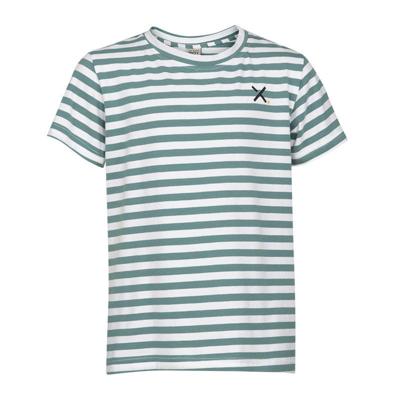 T-Shirt Mark stripe green