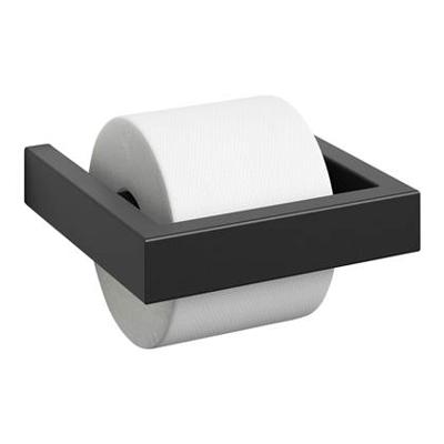 ZACK Linea toiletrolhouder 15x15,2x3cm zwart ZACK Linea toiletrolhouder 15x15,2x3cm zwart
