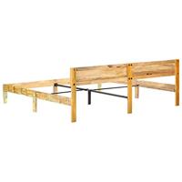 Bedframe massief gerecycled hout 200x200 cm - thumbnail