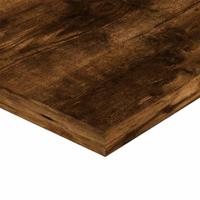 Wandschappen 4 st 60x20x1,5 cm bewerkt hout gerookt eikenkleur - thumbnail