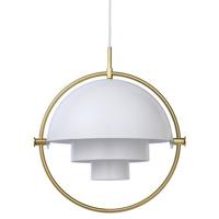 Gubi Multi-Lite Hanglamp - Messing & Mat wit - thumbnail