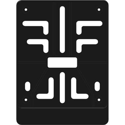 Kentekenplaat-houder 100x120 Kunstsof zwart Belgie