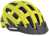 Lazer Compact DLX Helm Net+Led Geel - thumbnail
