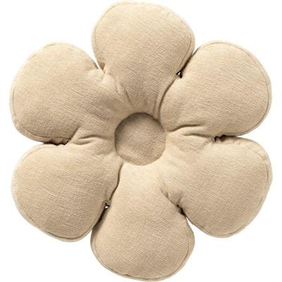 Sierkussen Bloom 43x43x8 cm Parchment