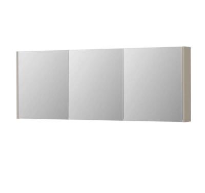 INK SPK1 Spiegelkast - 160x14x60cm - 3 deuren - dubbelzijdige Spiegel - schakelaar en stopcontact - MDF lak Mat kasjmier grijs 1110829 INK SPK1 Spiegelkast - 160x14x60cm - 3 deuren - dubbelzijdige Spiegel - schakelaar en stopcontact - MDF lak Mat kasjmier grijs 1110829