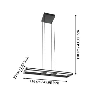 Eglo Design hanglampSalvilanas-Z zwart - 99678