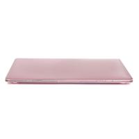 MacBook 12 inch Metaal structuur hard Kunststof Hoesje / Case (roze) - thumbnail