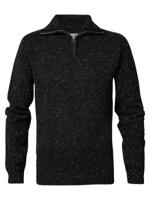 30% korting - Petrol Industries Heren Gemêleerde trui Zwart - S - thumbnail