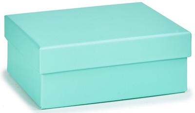 Multi-functionele Kist Karton Pastelblauw - Maat: 8,5 x 5 x 12,5 cm