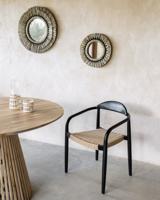 Kave Home Ronde Eettafel 'Jeanette' Teakhout, 120cm, kleur Naturel - thumbnail