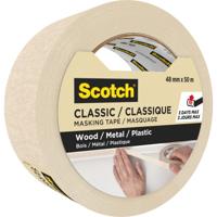 Afplaktape scotch classic 48mmx50m beige | 12 stuks - thumbnail