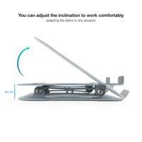 Notebook-standaard TooQ TQLRS0012-AL-G Aluminium - thumbnail