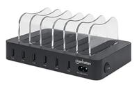 Manhattan 102254 USB-laadstation Binnen Uitgangsstroom (max.) 2.4 A 6 x 6x USB-A - thumbnail