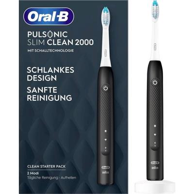 Oral-B Pulsonic Slim Clean 2000 Black 396208 Elektrische tandenborstel Zwart
