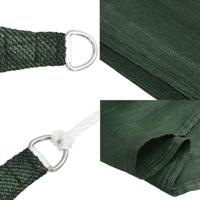 VidaXL Zonnezeil 160 g/m² 2,5x5 m hdpe donkergroen - thumbnail