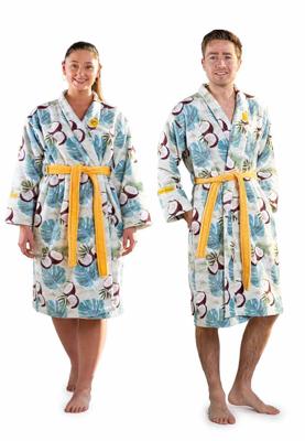 Unisex badjas kokosnoot - crazy comfort-s/m