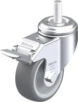 Blickle LKRA-TPA 80G-FI-GS12 Zwenkwiel met rem Wieldiameter: 80 mm Draagvermogen (max.): 100 kg 1 stuk(s) - thumbnail