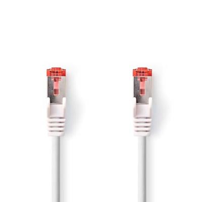 Nedis CAT6a netwerkkabel | S/FTP | RJ45 Male | RJ45 Male | 1.50 m | Rond | LSZH | Wit | Doos - CCGB85330WT15