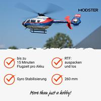MODSTER EC-135 Polizei Österreich Scale RC helikopter RTF - thumbnail